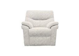 G Plan - Seattle Fabric Manual Recliner Armchair - Rush Cream