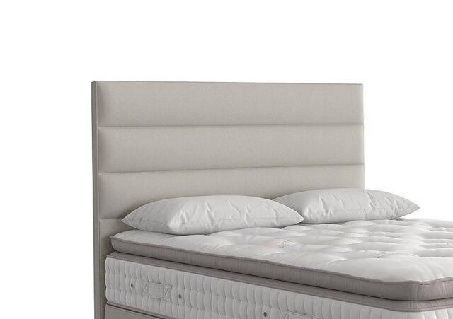 Vispring - Farleigh Floor Standing Headboard - Double - Gem Silver