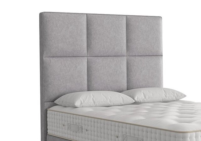 Vispring - Atlas Floor Standing Headboard - Super King - Marble Silver