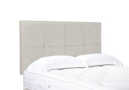 Artisan Collection Reigns High Strutted Headboard - King Size - Plush Ecru