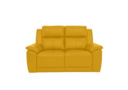 Utah 2 Seater Leather Sofa - Giallo