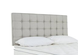 Sleepeezee - Bowmore Floor Standing Headboard - Small Double - Tweed Stone