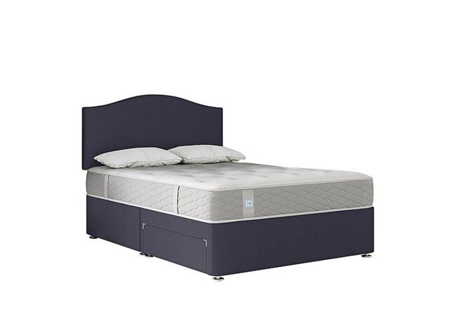 Sealy - Mellbreak Medium 2 Drawer Divan Set - King Size - Wool Midnight