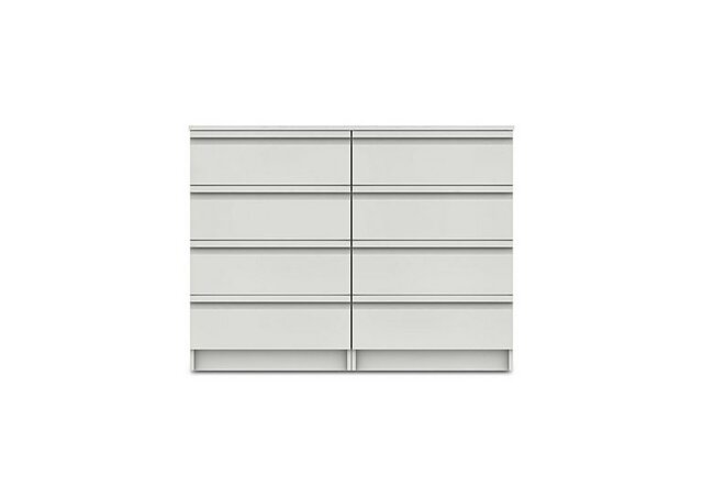 London Bedrooms - Kings Cross 8 Drawer Chest - White