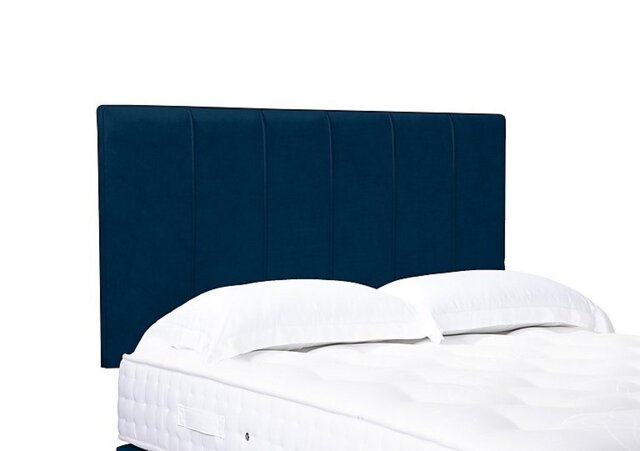 Artisan Collection Rhodes High Strutted Headboard - Super King - Plush Pacific