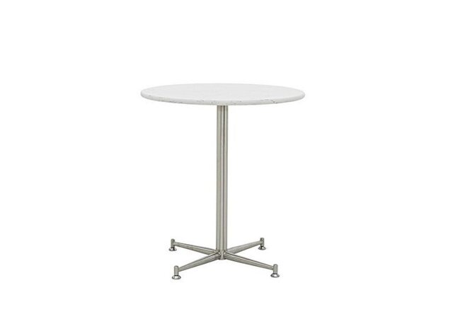 Cortina Round Dining Table - 100-cm - Bianco Miami Quartz - In Time for Christmas