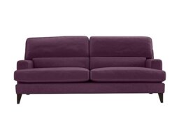 The Lounge Co. - Romilly 4 Seater Fabric Foam Fill Sofa - Frosted Grape