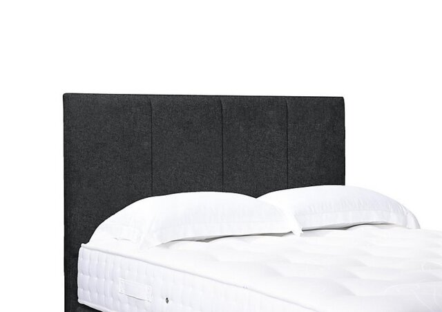 Artisan Collection Linear Standard Floor Standing Headboard - Single - Tweed Charcoal