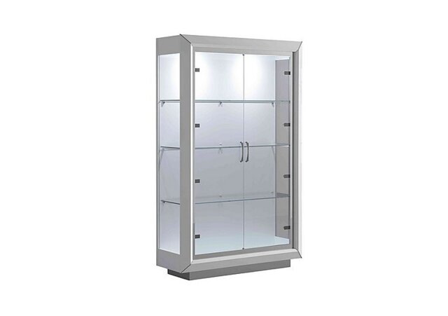 Palazzo 2 Door Curio Cabinet - Glossy White