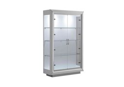 Palazzo 2 Door Curio Cabinet - Glossy White