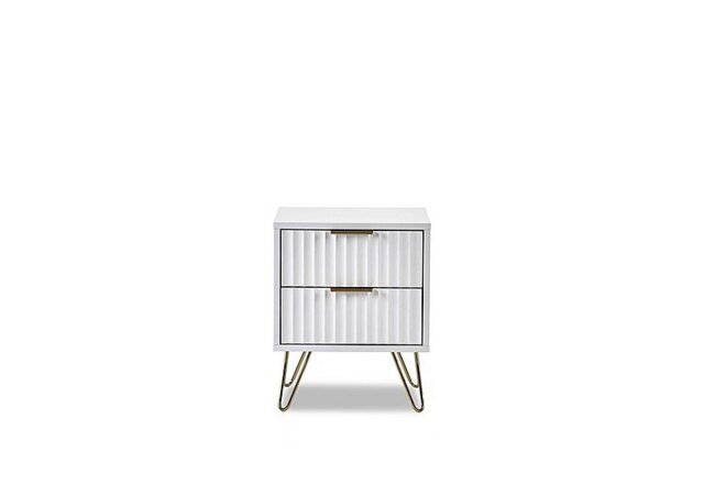 Elia 2 Drawer Bedside Cabinet