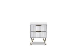Elia 2 Drawer Bedside Cabinet