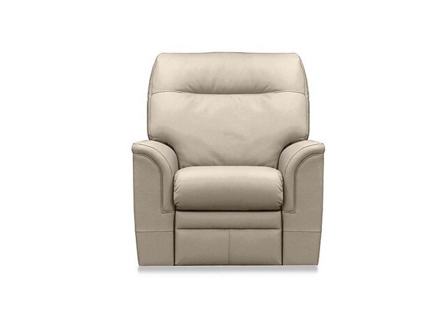 Parker Knoll - Hudson 23 Leather Power Recliner Chair with Power Headrest and Power Lumbar - Como Taupe