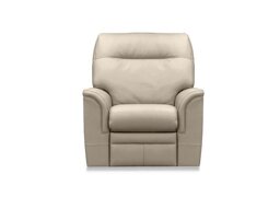 Parker Knoll - Hudson 23 Leather Power Recliner Chair with Power Headrest and Power Lumbar - Como Taupe