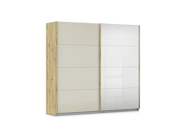 Rauch - Freja 226cm 2 Door Sliding Glass Wardrobe With Mirror Door