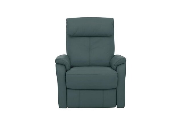 World of Leather - Rowan BV Leather Swivel Rocker Recliner Armchair - BV Lake Green