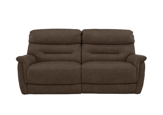 Chicago 3 Seater Fabric Power Recliner Sofa - Dark Grey