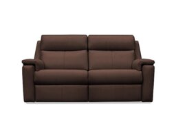 G Plan - Thornbury 3 Seater Leather Recliner Sofa with Headrests and Power Lumbar - Capri Oak