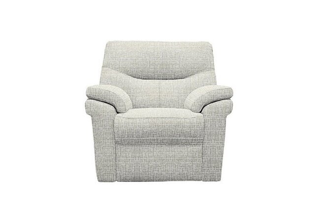 G Plan - Seattle Fabric Power Recliner Armchair - Waffle Taupe