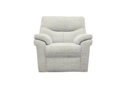 G Plan - Seattle Fabric Power Recliner Armchair - Waffle Taupe