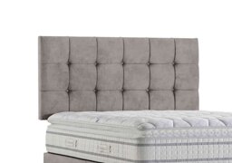 Sleepeezee - Apex Strutted Headboard - Small Double - Daytona Silver