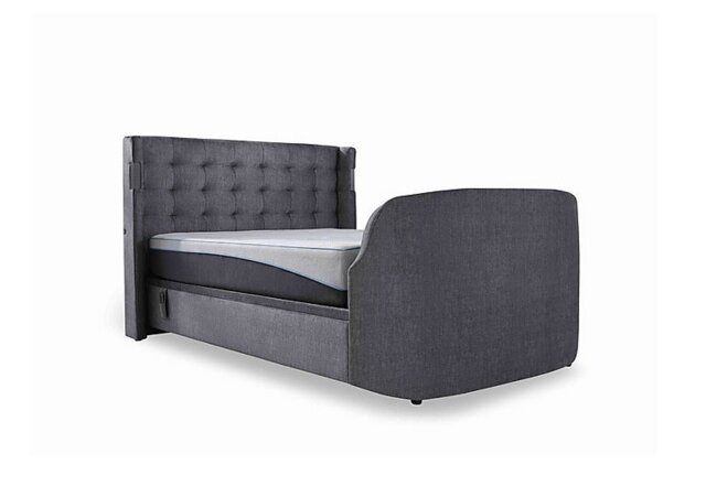 Sonic Smart Electric End Lift Ottoman TV Bed Frame with Dolby Atmos - King Size