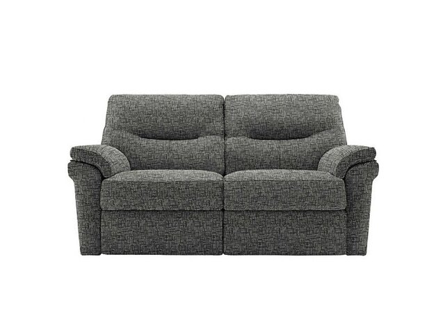 G Plan - Seattle 2 Seater Fabric Manual Recliner Sofa - Remco Slate