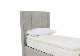 Artisan Collection Ryo High Floor Standing Headboard - Single - Daytona Stone