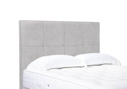 Artisan Collection Reigns High Floor Standing Headboard - Single - Queens Pebble