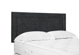 Artisan Collection Foley Standard Strutted Headboard - Double - Tweed Charcoal