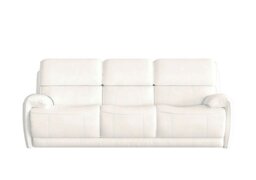 World of Leather - Link 3 Seater BV Leather Sofa - BV Star White