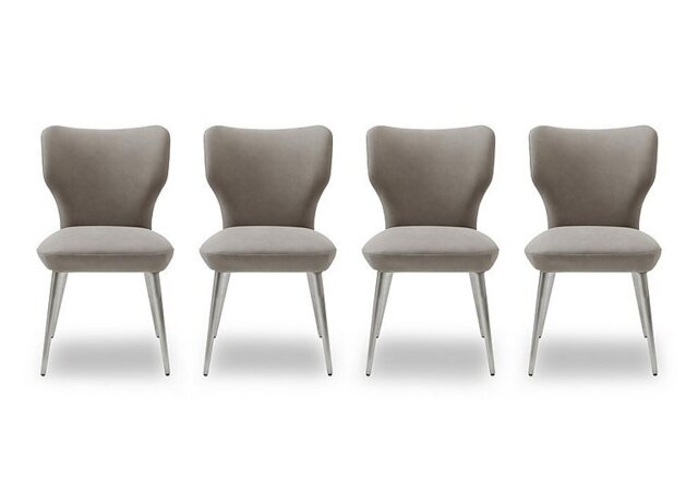 Elegante Set of 4 Dining Chairs - Taupe