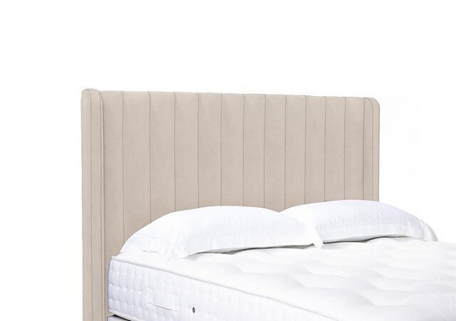 Artisan Collection Austin High Floor Standing Headboard - Double - Sandstone Pearl