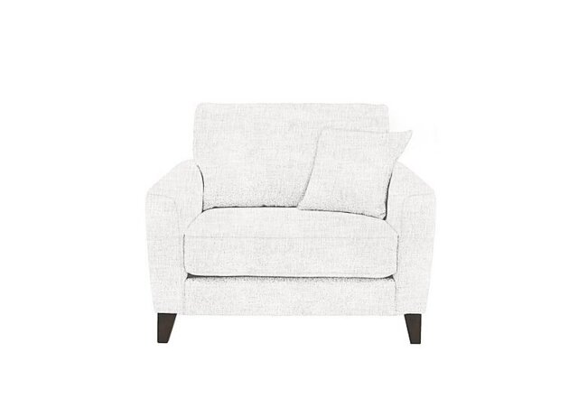 Ideal Home - Brondby Fabric Cuddle Chair - Frost
