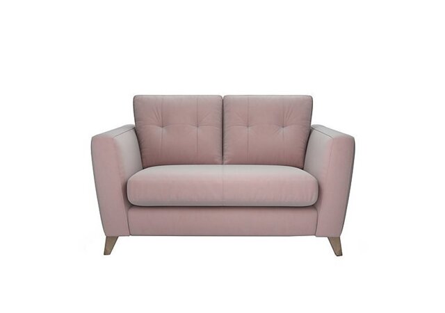 The Lounge Co. - Hermione 2 Seater Fabric Sofa - Cotton Candy