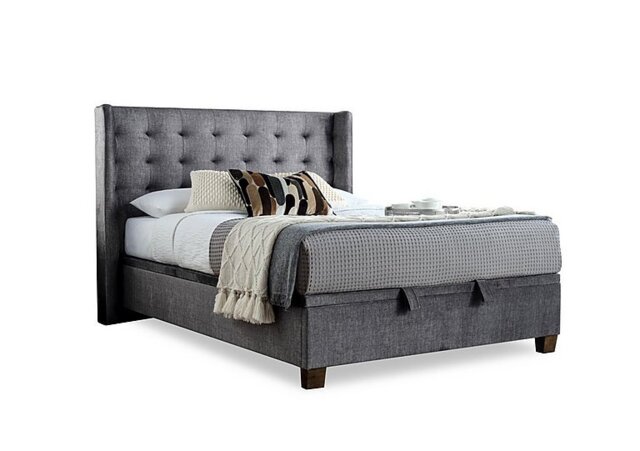 Thistle End Lift Ottoman Bed Frame - Double - Thistle - Bedroom Furniture - In Time for Christmas
