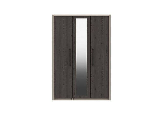 London Bedrooms - Paddington 3 Door Wardrobe with Mirror - Anthracite