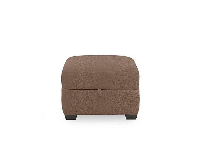Compact Collection Titch Fabric Storage Footstool - Hazelnut