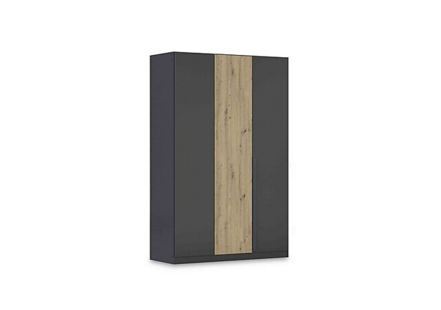 Rauch - Leon 136cm 3 Door Hinged Two Tone Wardrobe - Two Tone