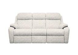 G Plan - Kingsbury 3 Seater Fabric Sofa - No Recliner - Rush Cream