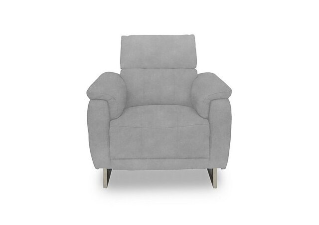 Moet Fabric Power Recliner Chair with Telescopic Headrest - Dexter Smoke