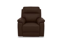 Raven Leather Power Recliner Chair - Chocolate Cat - Sofas and Armchairs - In Time for Christmas