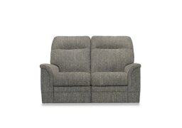 Parker Knoll - Hudson 23 Fabric 2 Seater Recliner Sofa with Headrests and Power Lumbar - Metric Charcoal