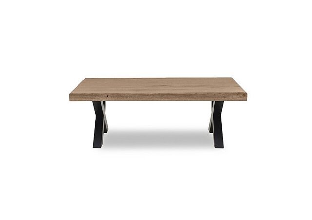 Bodahl - Terra Straight Edge Coffee Table with X Shaped Legs
