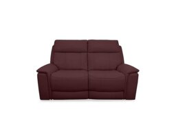 Comfort Story - Chill BV Leather 2 Seater Power Recliner Sofa with Bluetooth - BV Deep Red