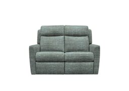 G Plan - Wren 2 Seater Fabric Sofa - No Recliner - Waffle Marine