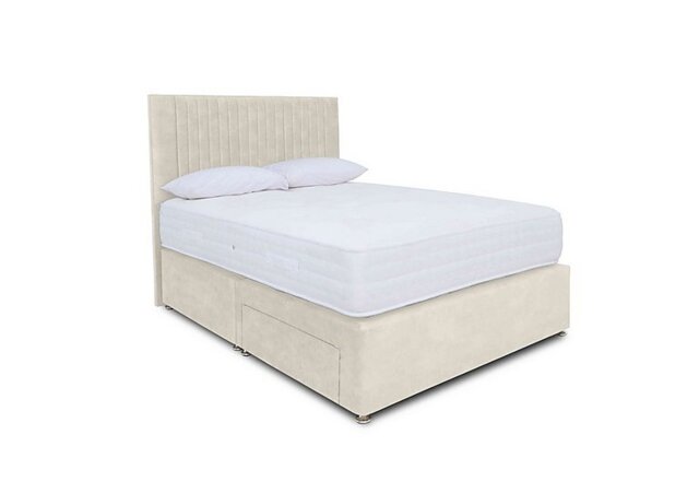 Sleep Story - Pocket Luxury Divan Set - Super King - Lace Ivory