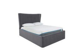 Roman Bed Frame - Double - Velvet Steel