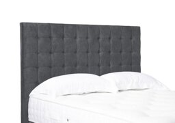 Artisan Collection Dot Medium Floor Standing Headboard - Double - Pewter