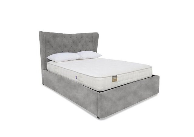 Highgrove - Bauer Electric Ottoman Bed Frame - Super King - Daytona Silver